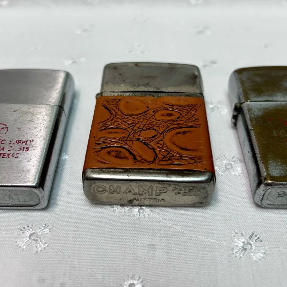Lot of 6 Assorted Vintage Cigarette Lighters Vintage Lighter Collection - Picture 5 of 10